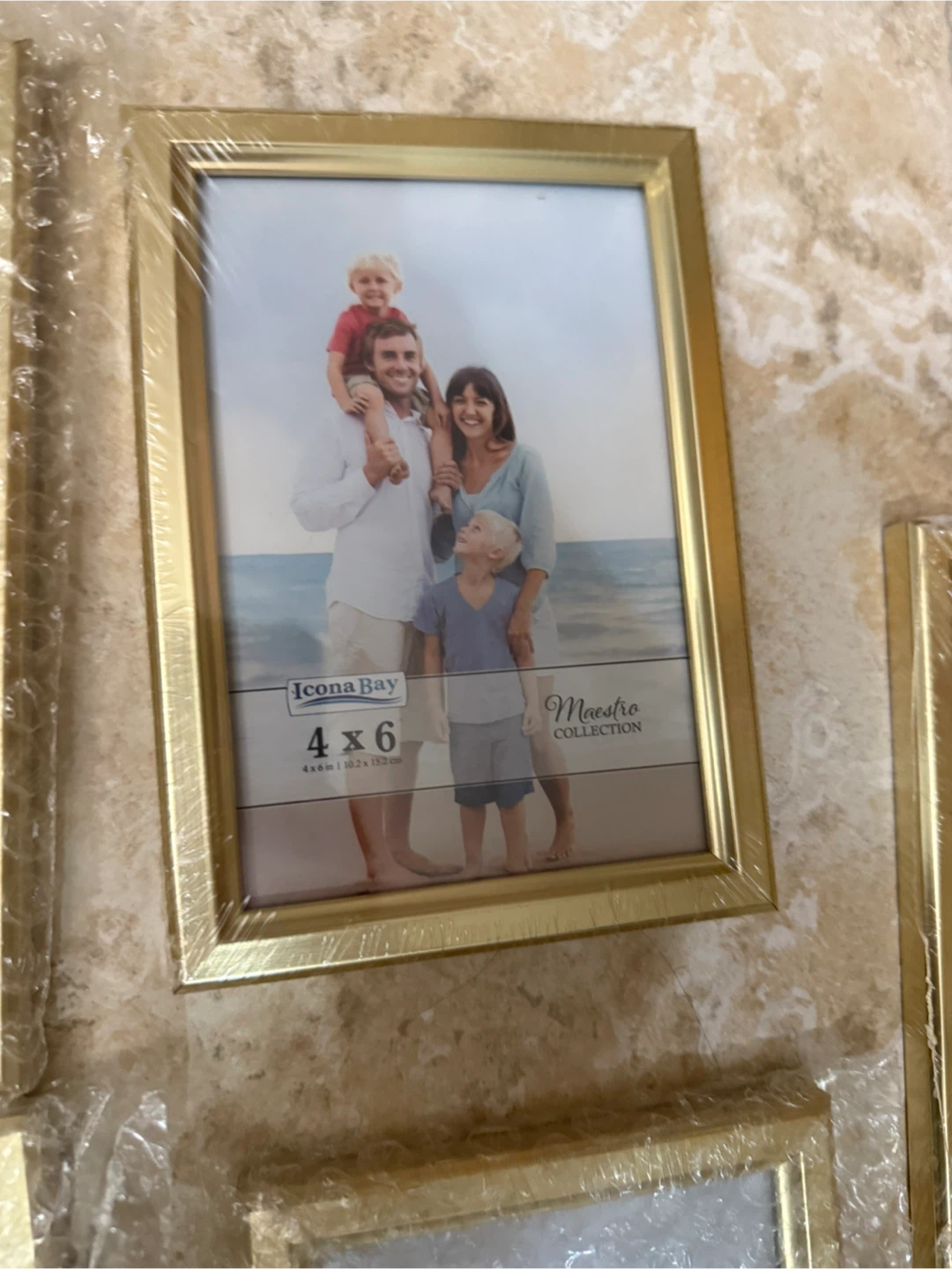 Icona Bay 10 Piece Gold Picture Frame Set