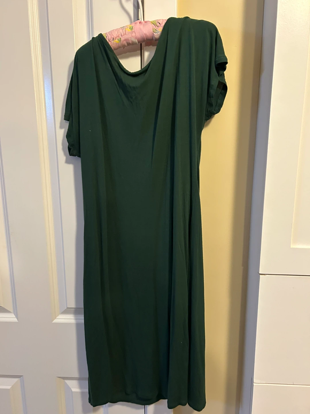 GAP Women's Green Gathered Waist Dress Size S - photo 3