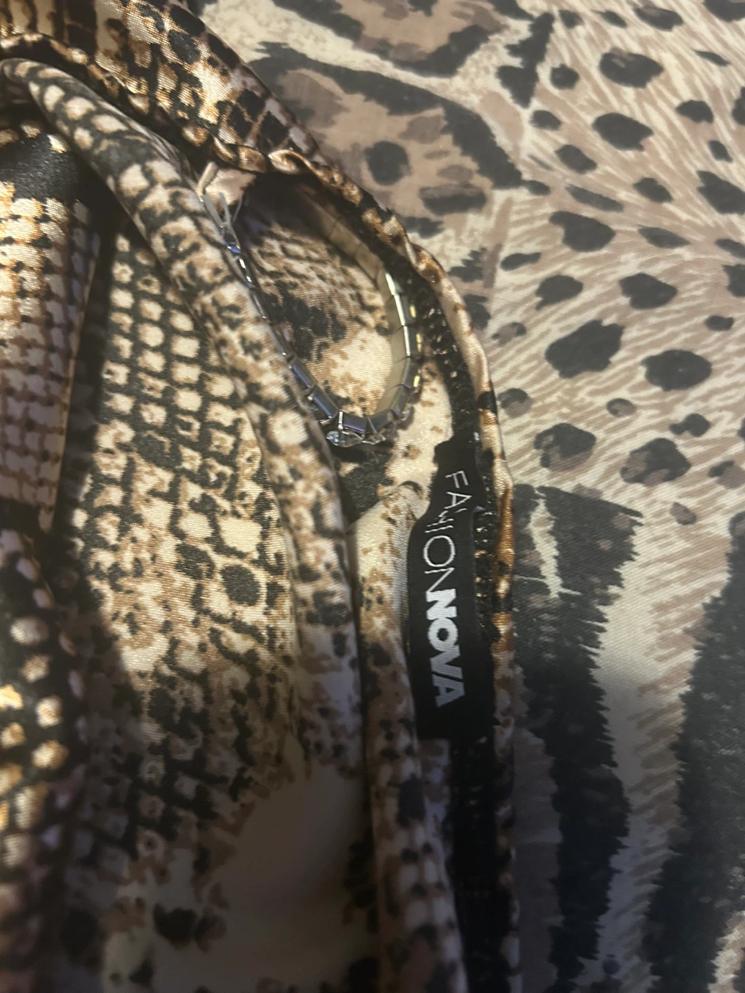 Fashion Nova Snake Print Midi dress - photo 3