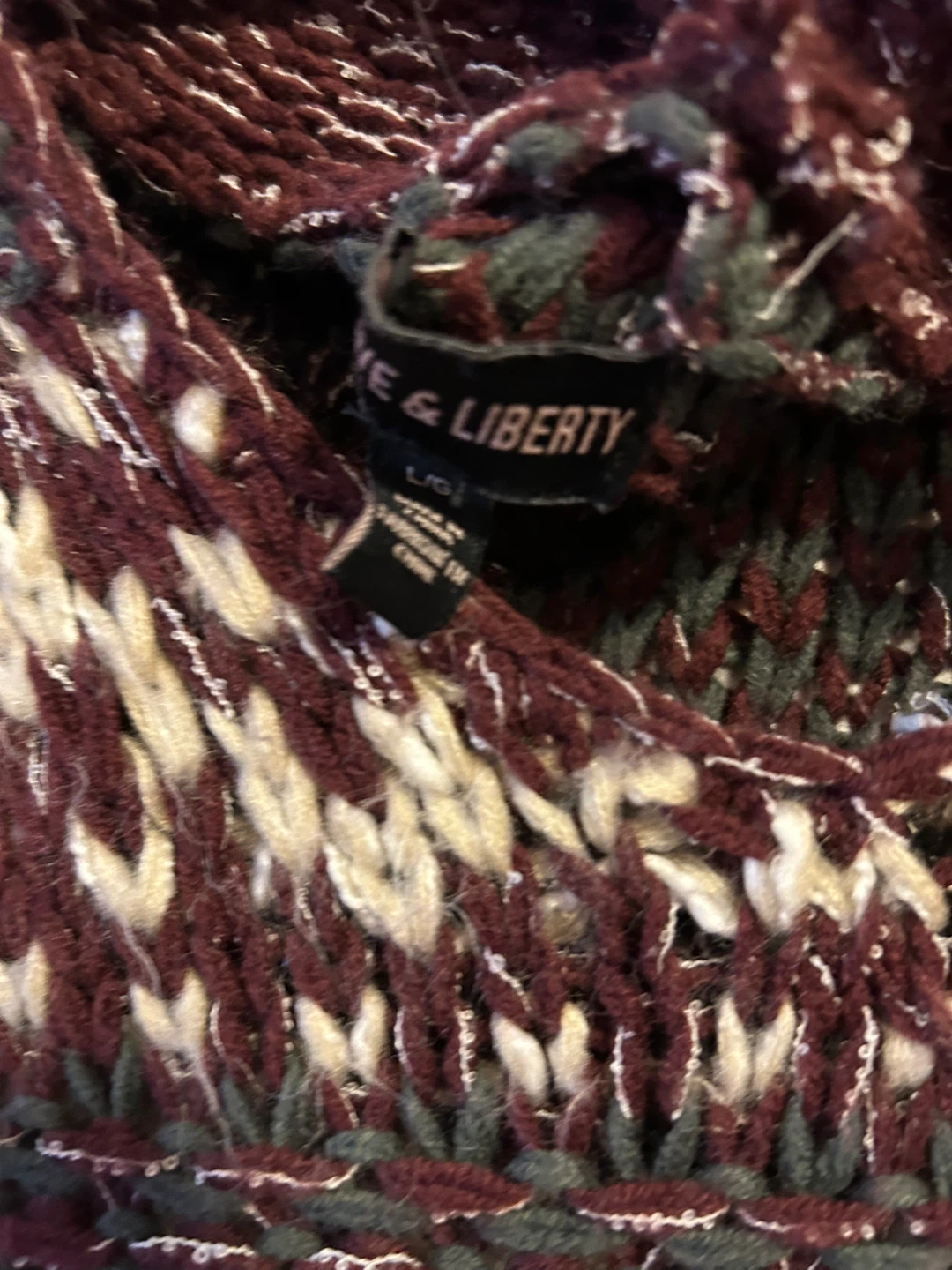 Love & Liberty Women's Knit Sweater - photo 2