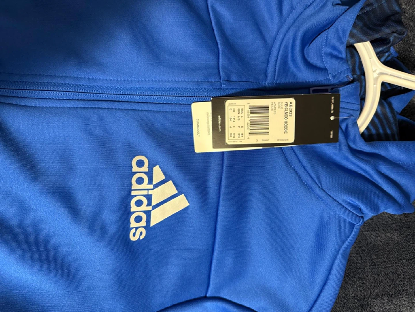 Adidas Youth Full Zip Hoodie - photo 4