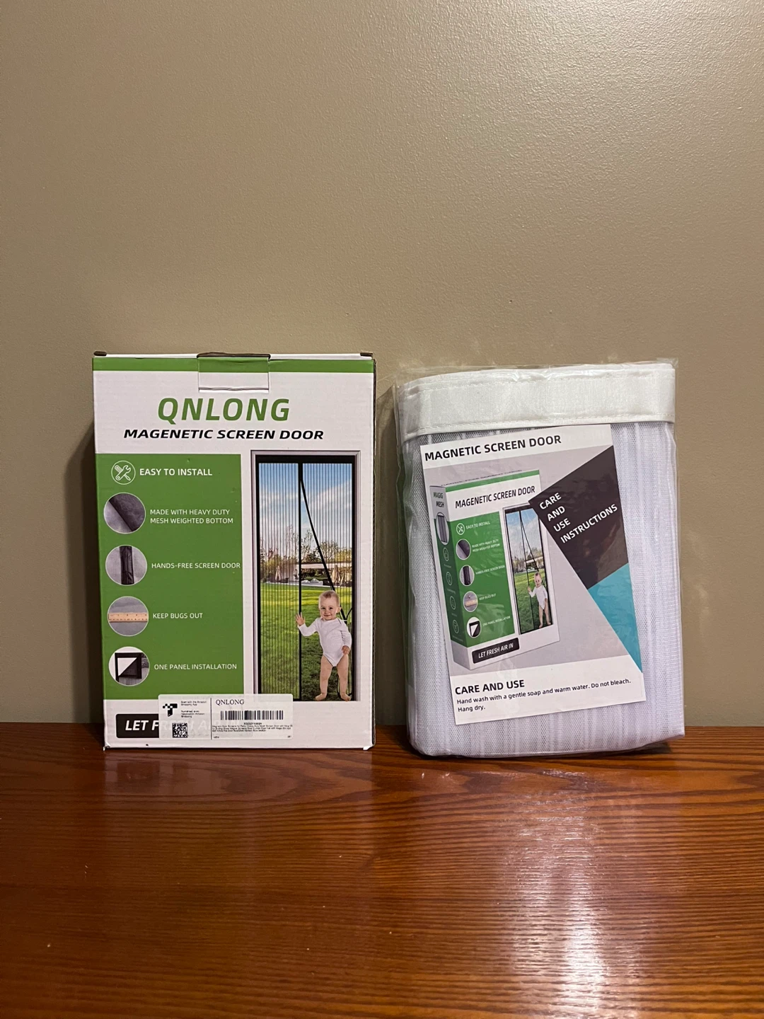 QNLONG MAGNETIC SCREEN DOOR (White & Black) - photo 2