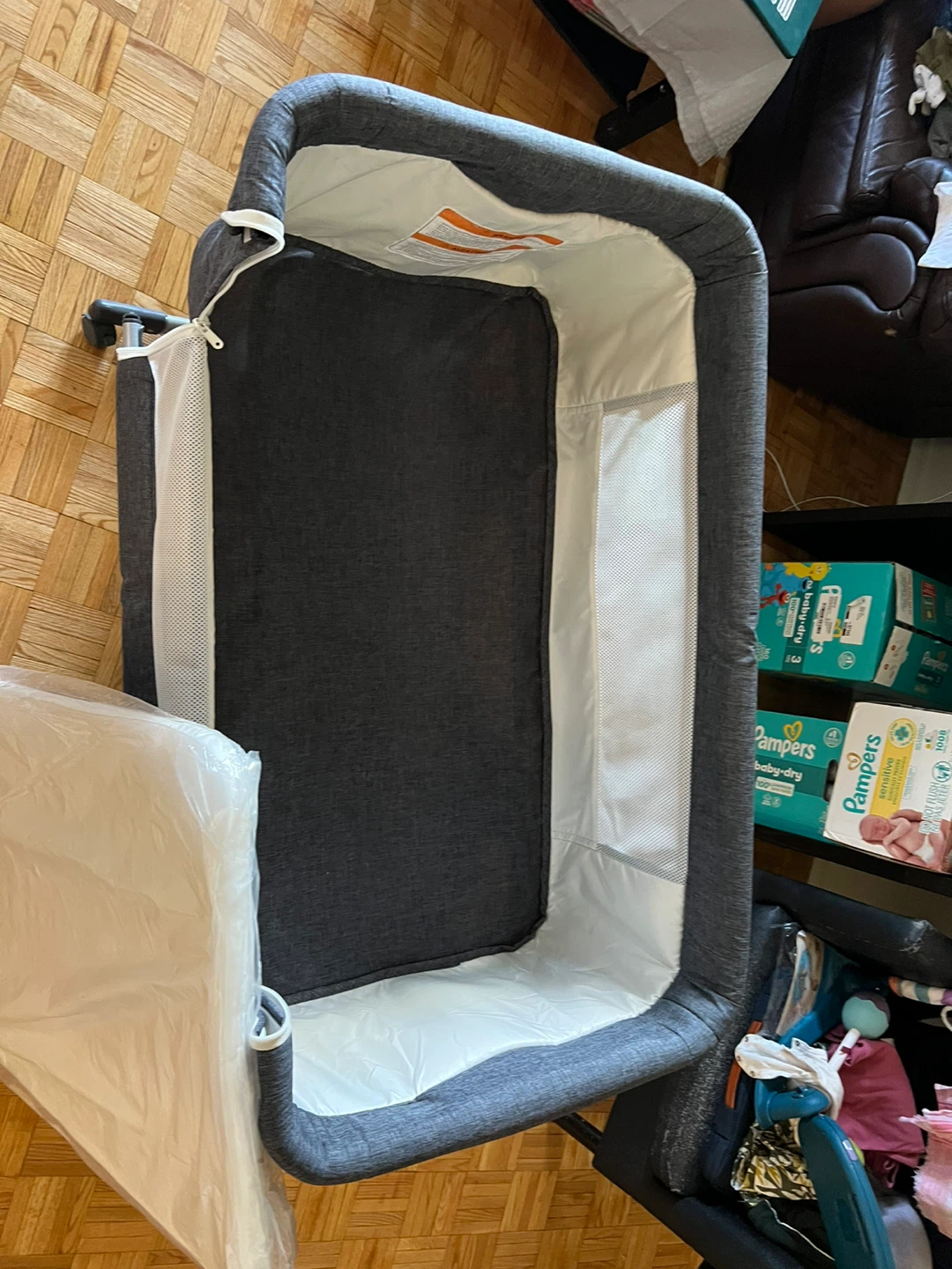 LIVINGbasics bassinet for baby, grey - photo 5