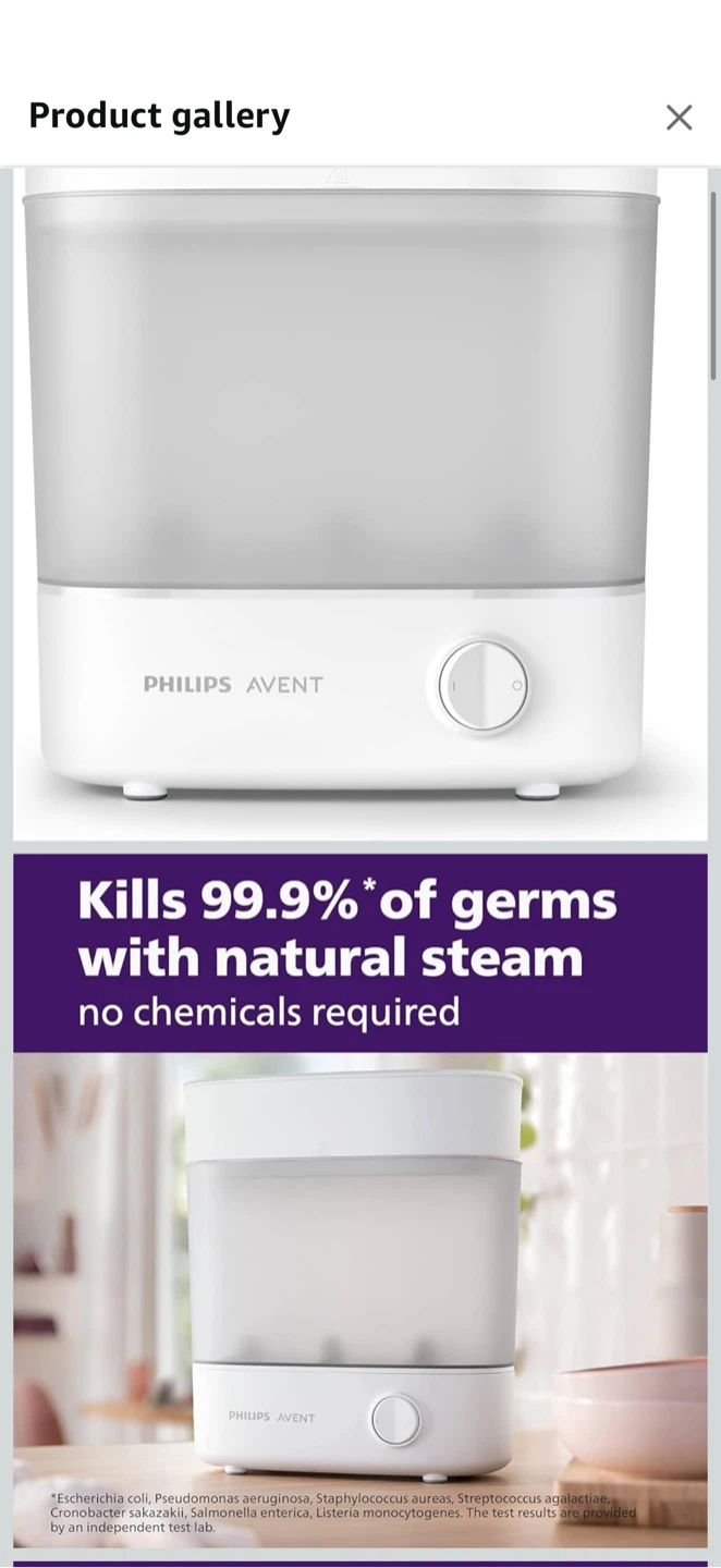Philips Avent Electric Steam Sterilizer — Open Box - photo 3