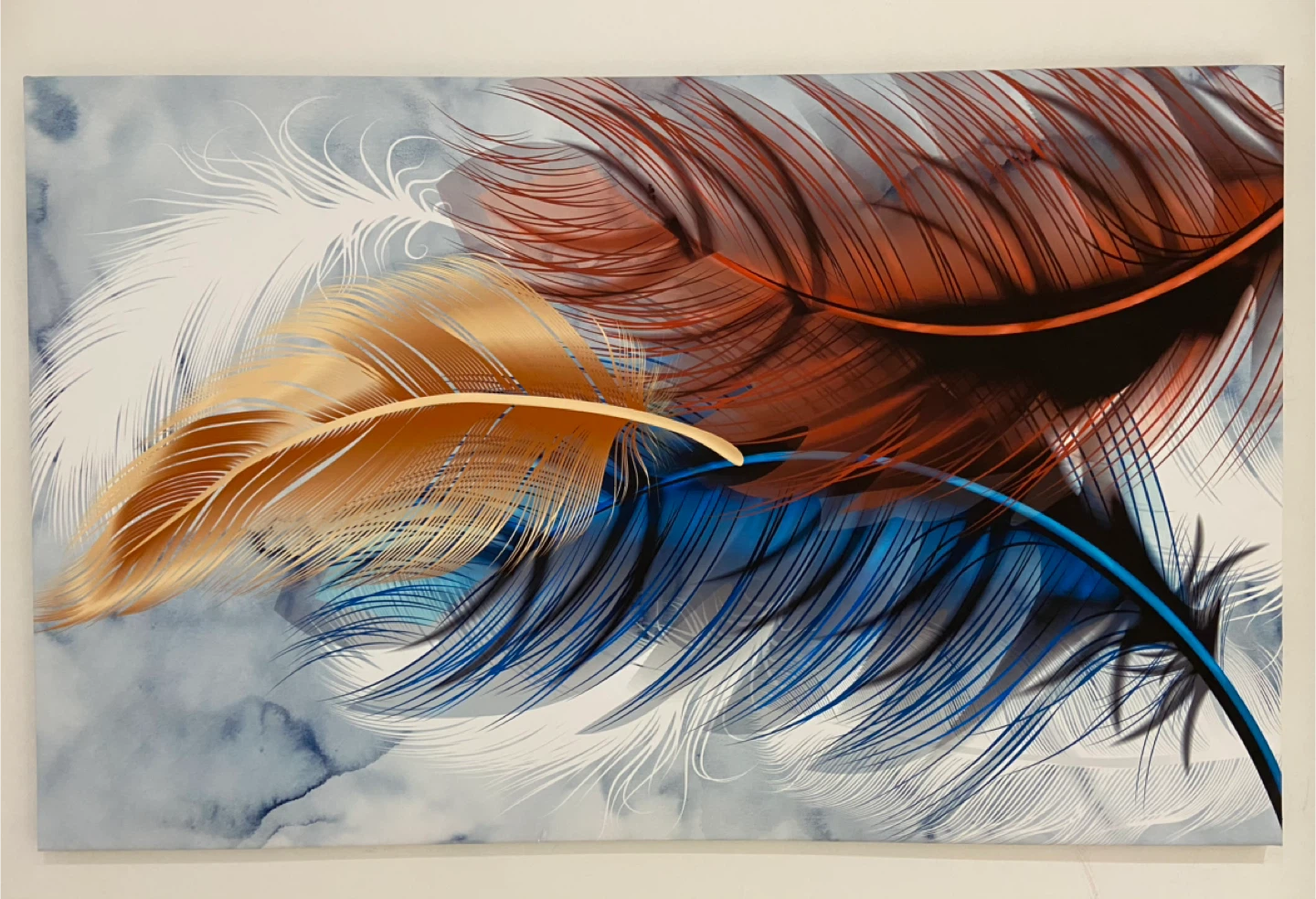 Feather Canvas Wall Art - photo 3