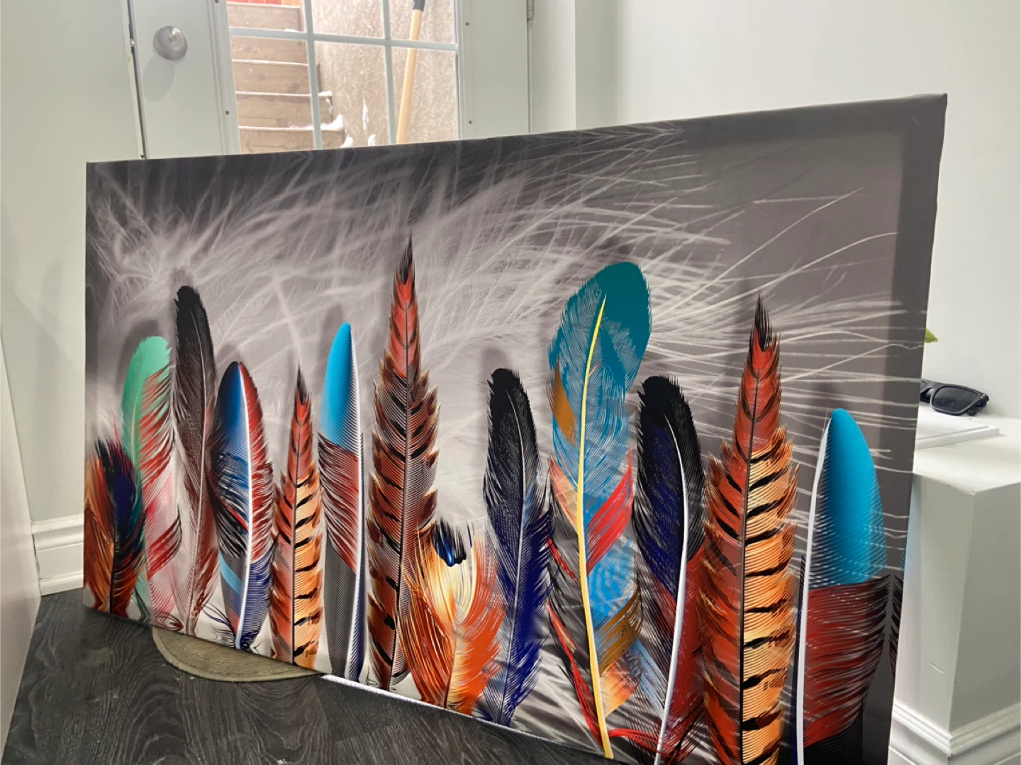 Feather Canvas Wall Art