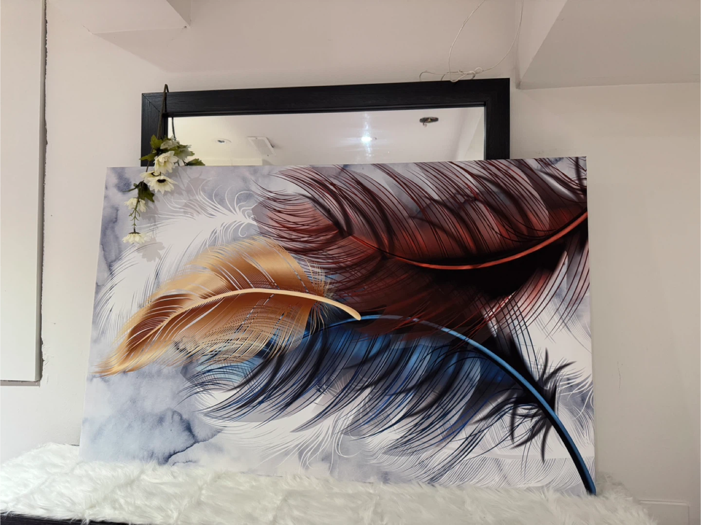 Feather Canvas Wall Art