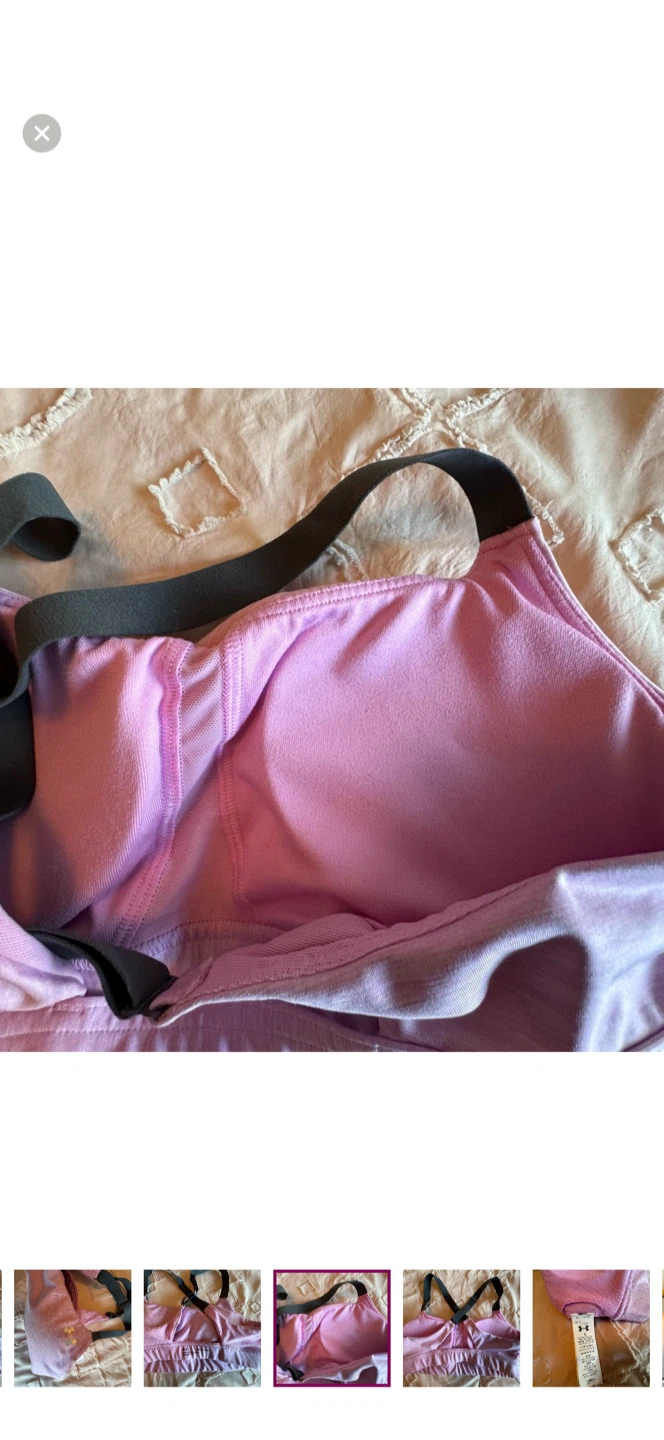Under Armour Pink Compression Sports Bra - photo 4