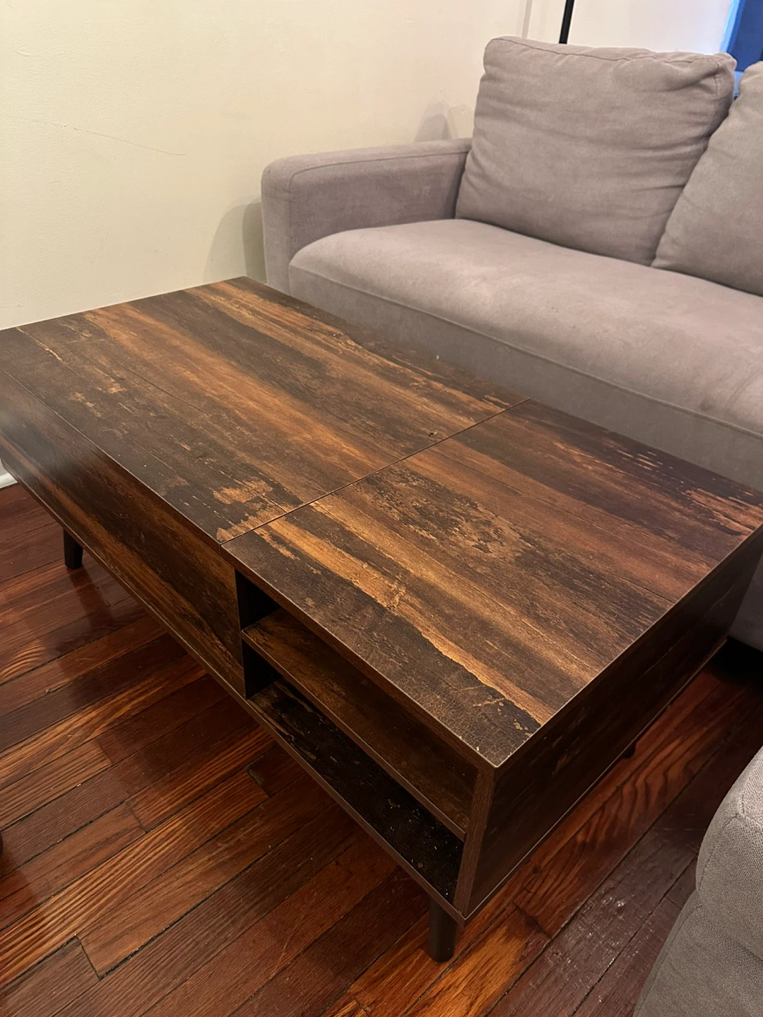 Wood Coffee Table with Storage