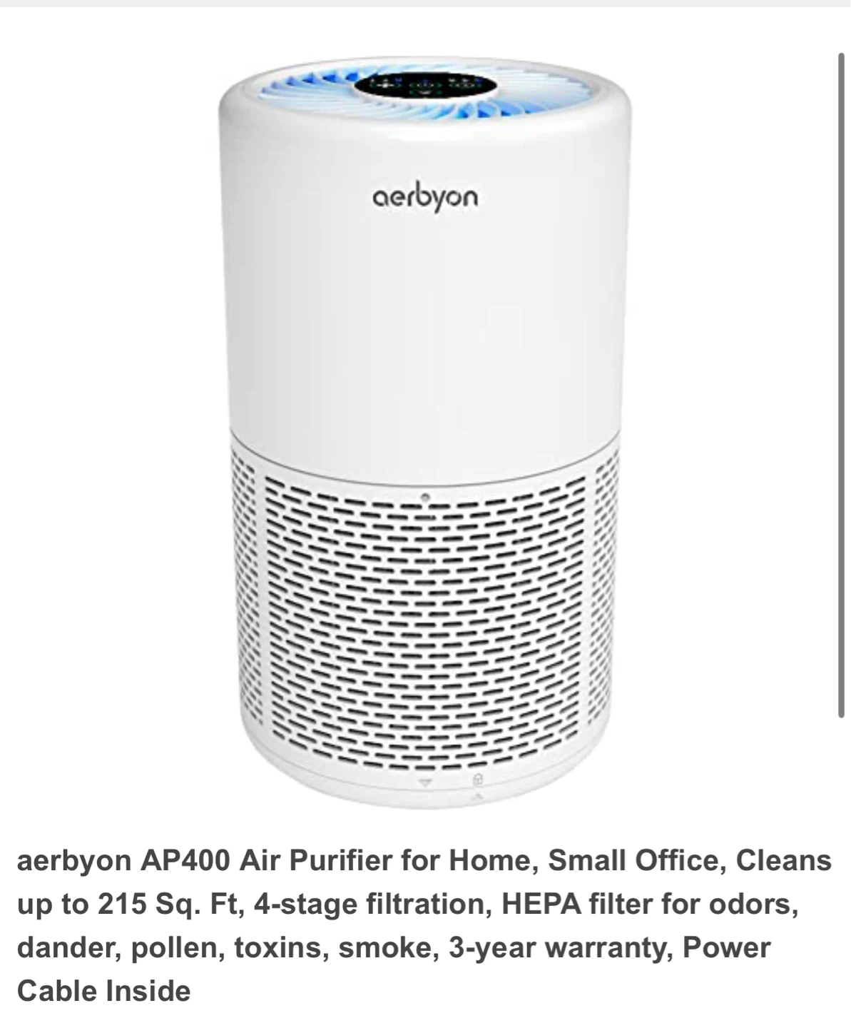 Aerbion AP400 Air Purifier