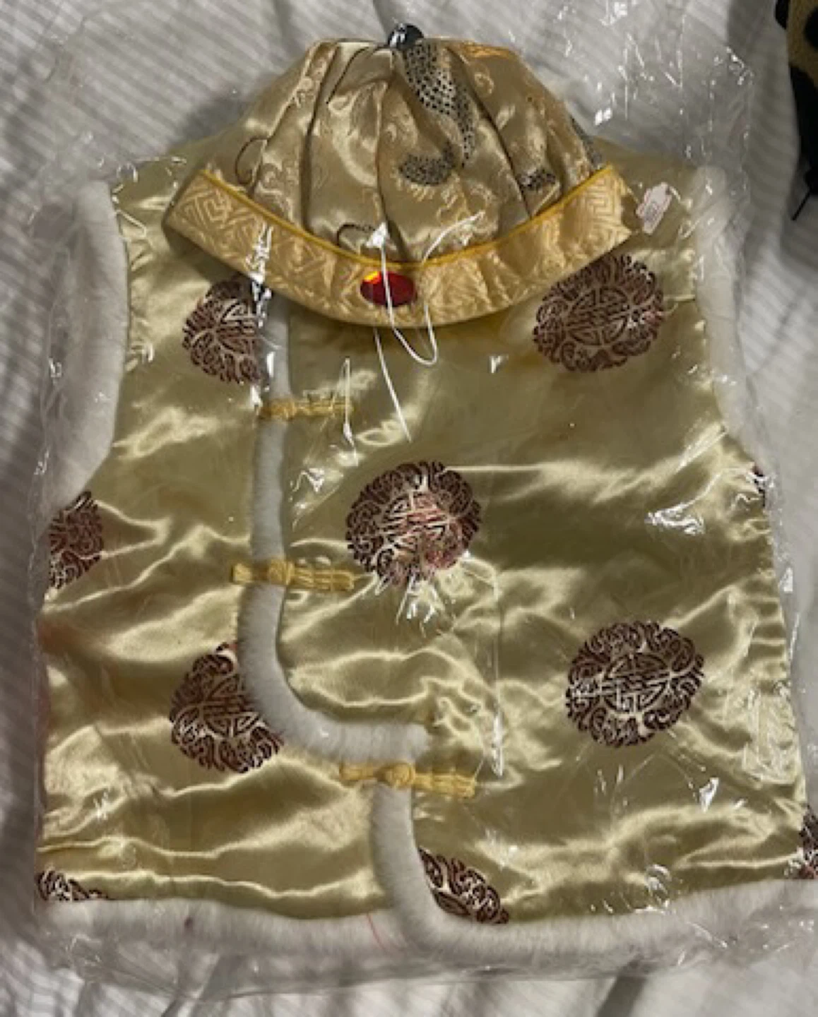 Kids Traditional Chinese Vest and Hat Set Size XXL - photo 2
