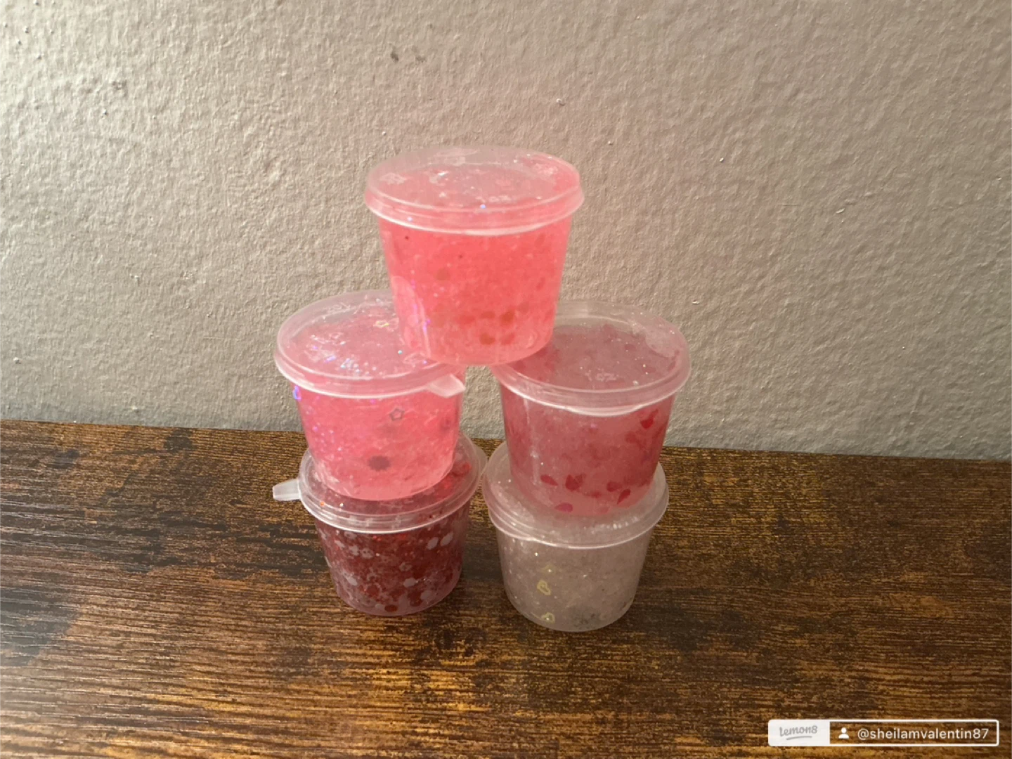Set of 5 Small gel para el pelo
