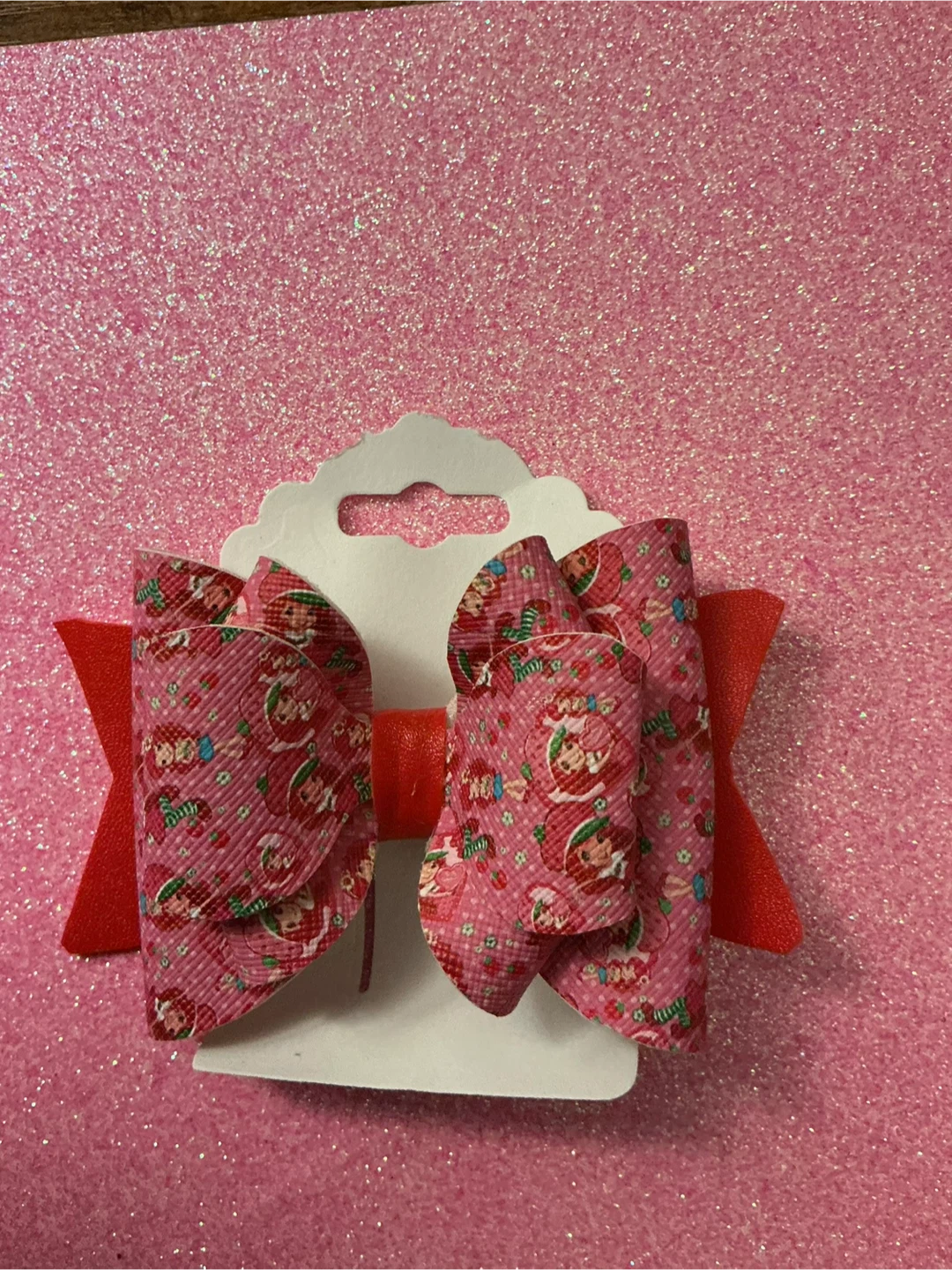 Strawberry Shortcake Hair Bow