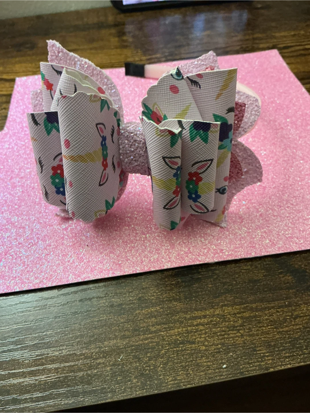 Unicorn Bow Headband for Kids - photo 2