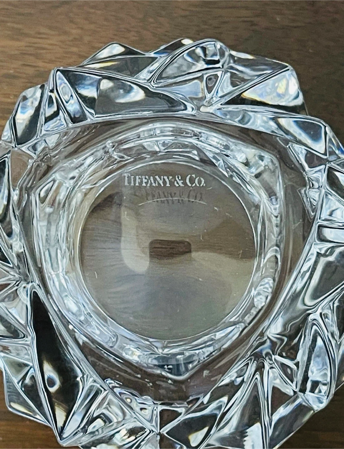 Tiffany & Co. Crystal tea light candle holder - photo 4