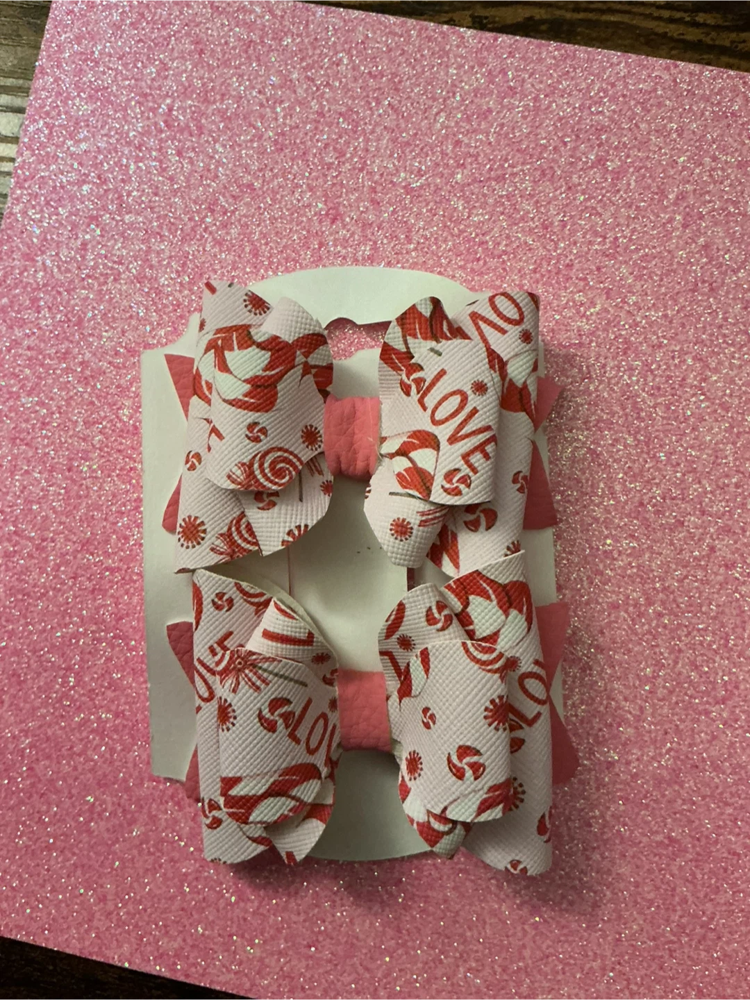 Set of 4 Valentine's Day Bows