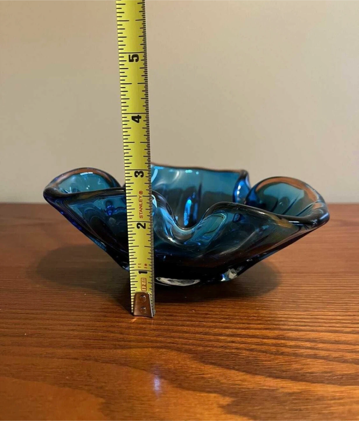 VINTAGE MURANO GLASS ASHTRAY & BOWL (Read description) - photo 2