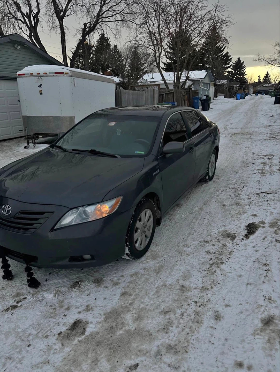 Dark Grey Toyota Camry Hybrid 2008 - photo 4