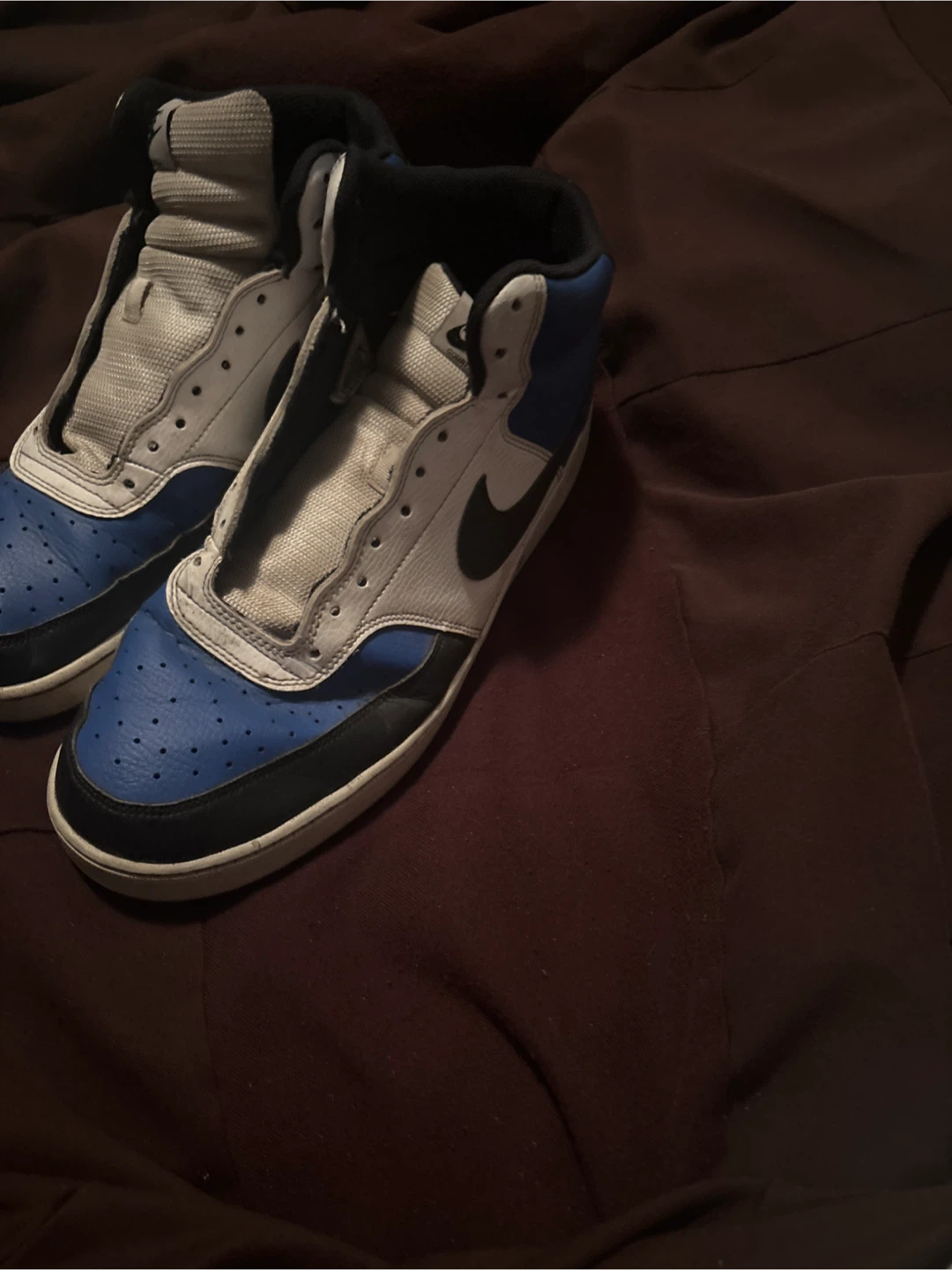 Nike High Top Sneakers - Blue/White (read description) - photo 2