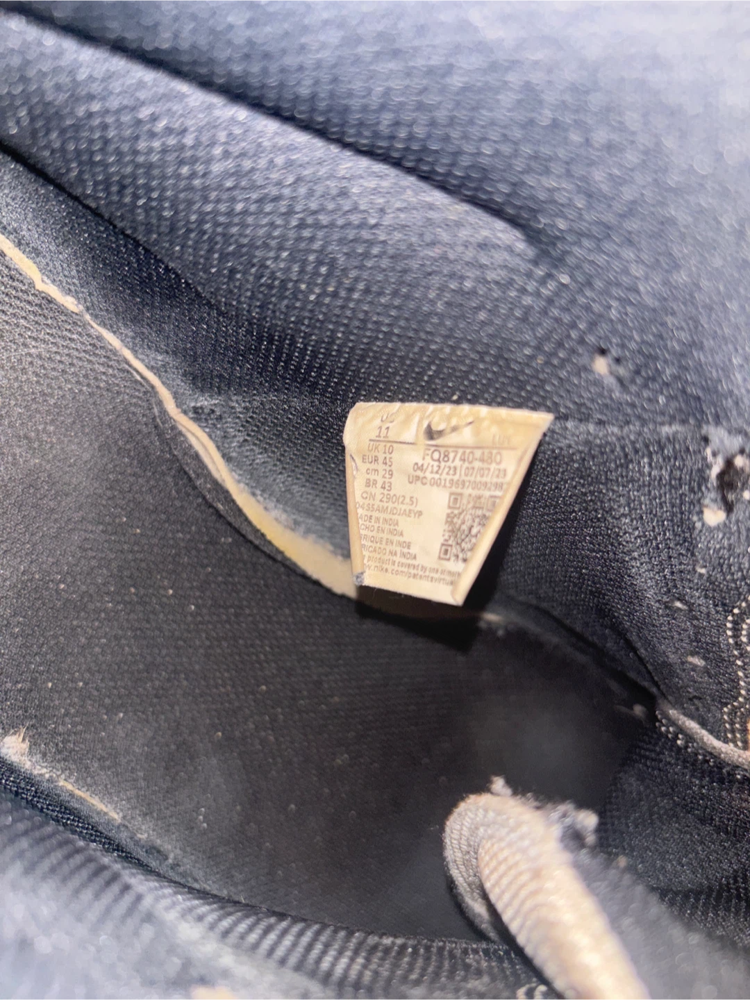 Nike High Top Sneakers - Blue/White (read description) - photo 3