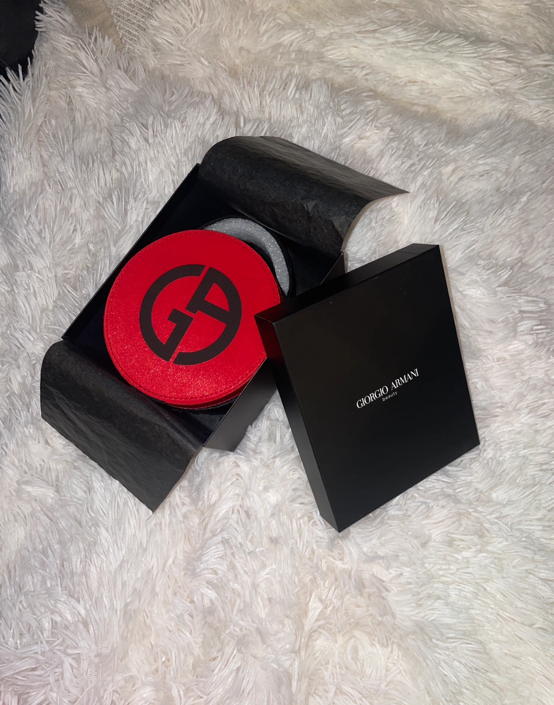 Giorgio Armani Red Makeup Bag/Case - photo 3