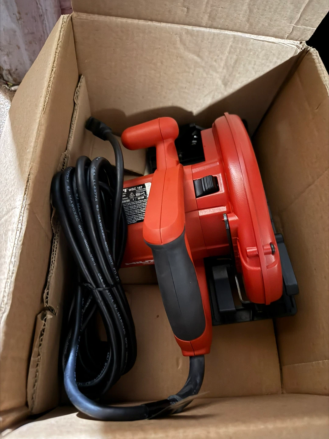 Hilti WSC 167 Corded Circular Saw 110-120V, New Open Box. - photo 3