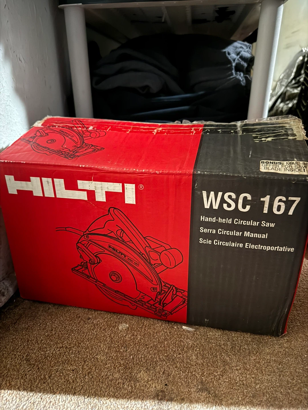 Hilti WSC 167 Corded Circular Saw 110-120V, New Open Box. - photo 4