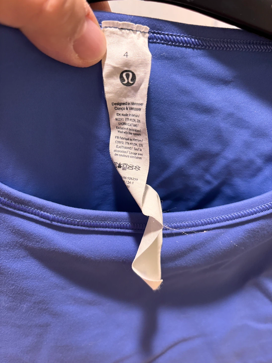 Lululemon Long Sleeve Cropped Top Size 4 - photo 3