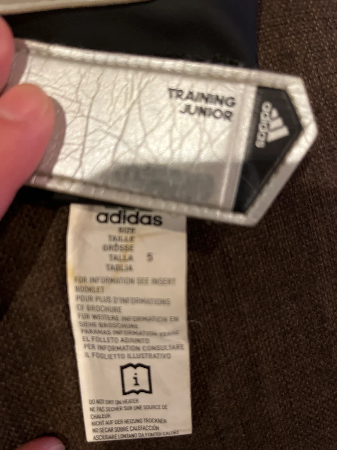 Adidas Predator Training Junior Goalie Gloves Size 5 - photo 2