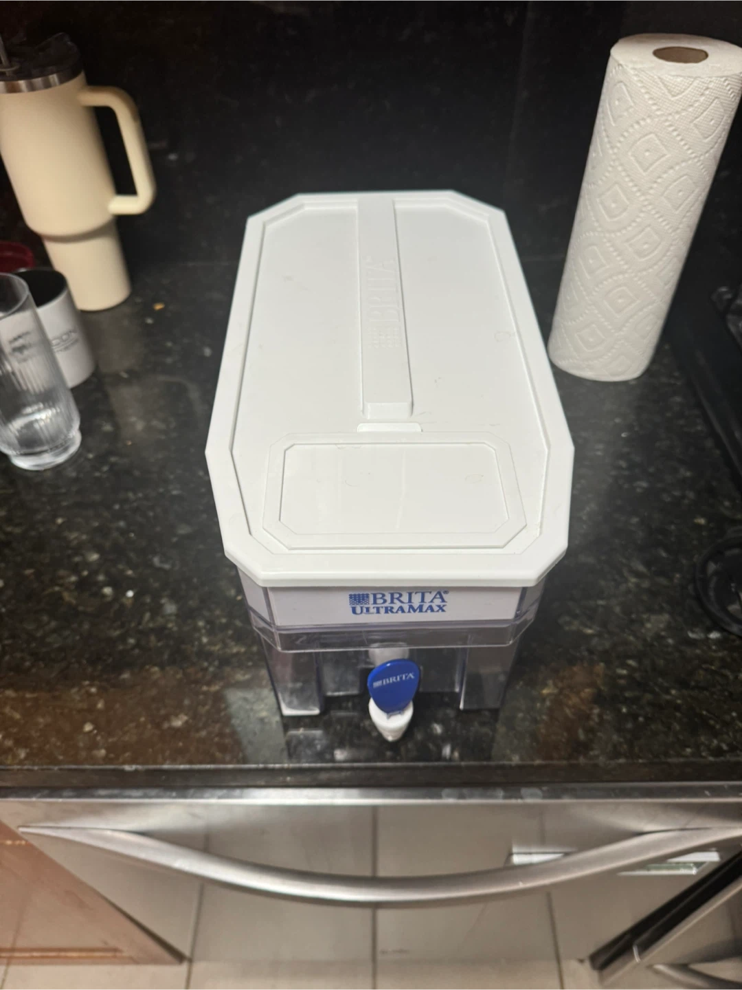 Brita Ultramax Water Filter Dispenser with 5 Brita Blue Filters - photo 2
