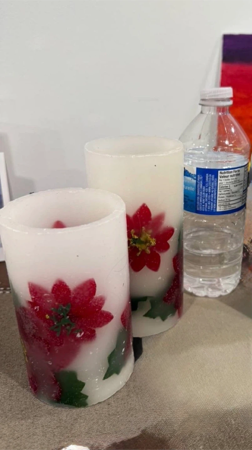 Three LED Candles