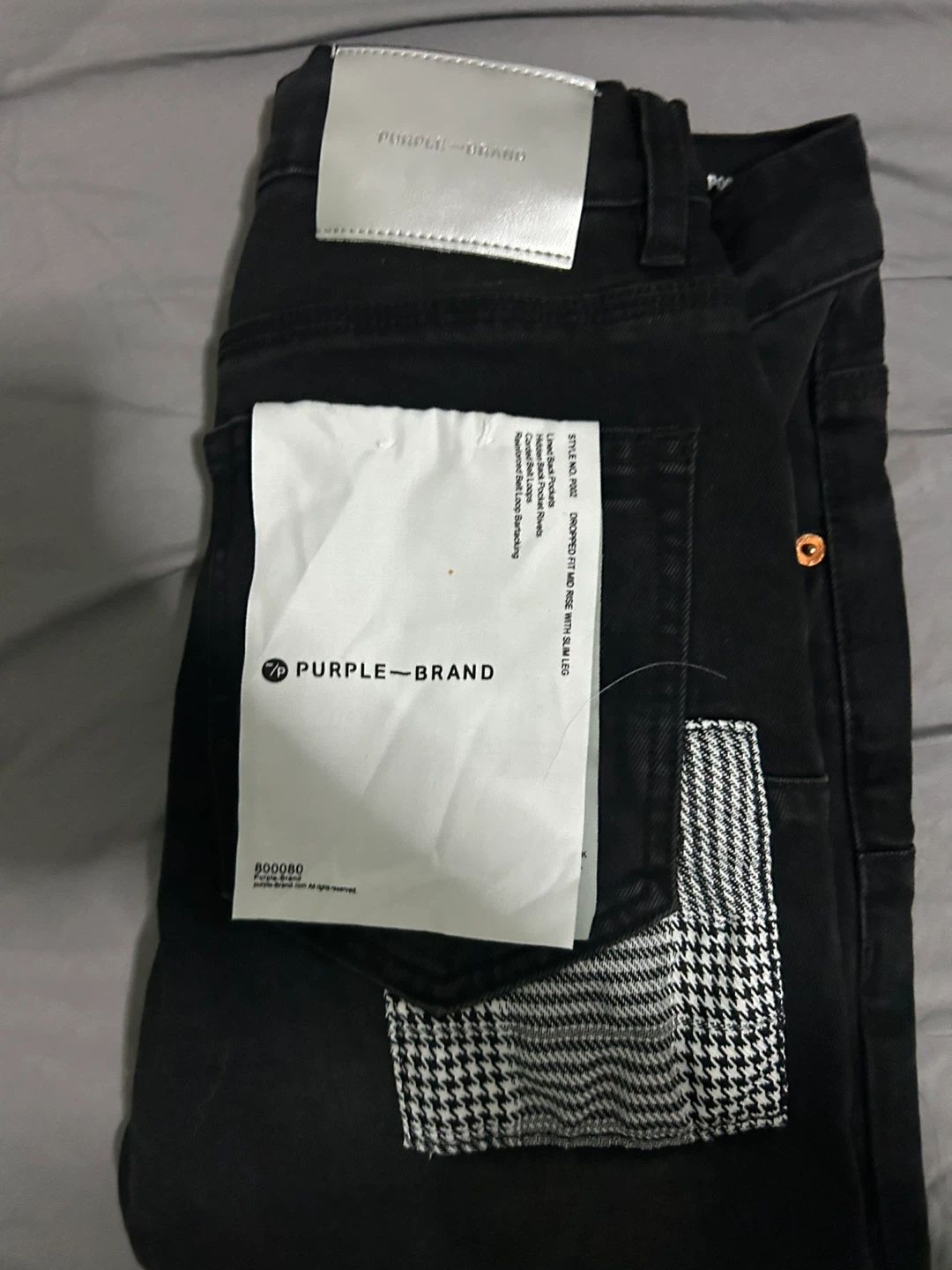 Purple Brand Black Distressed Slim Fit Jeans Size 29 - photo 5