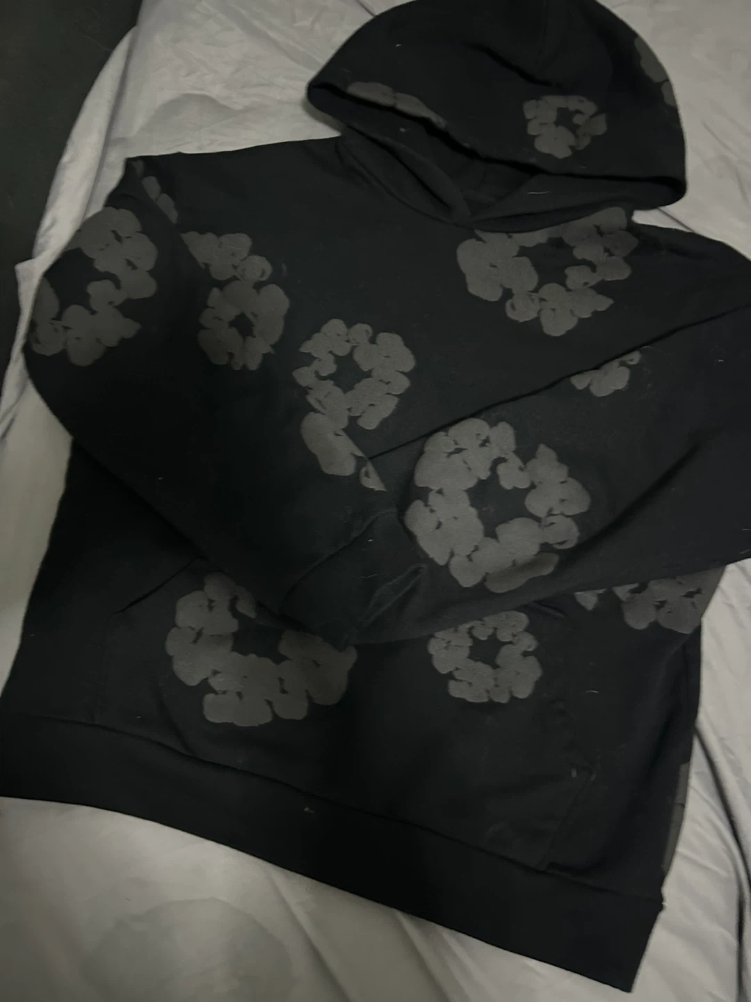 Denim Tears Black Cotton Hoodie Size M