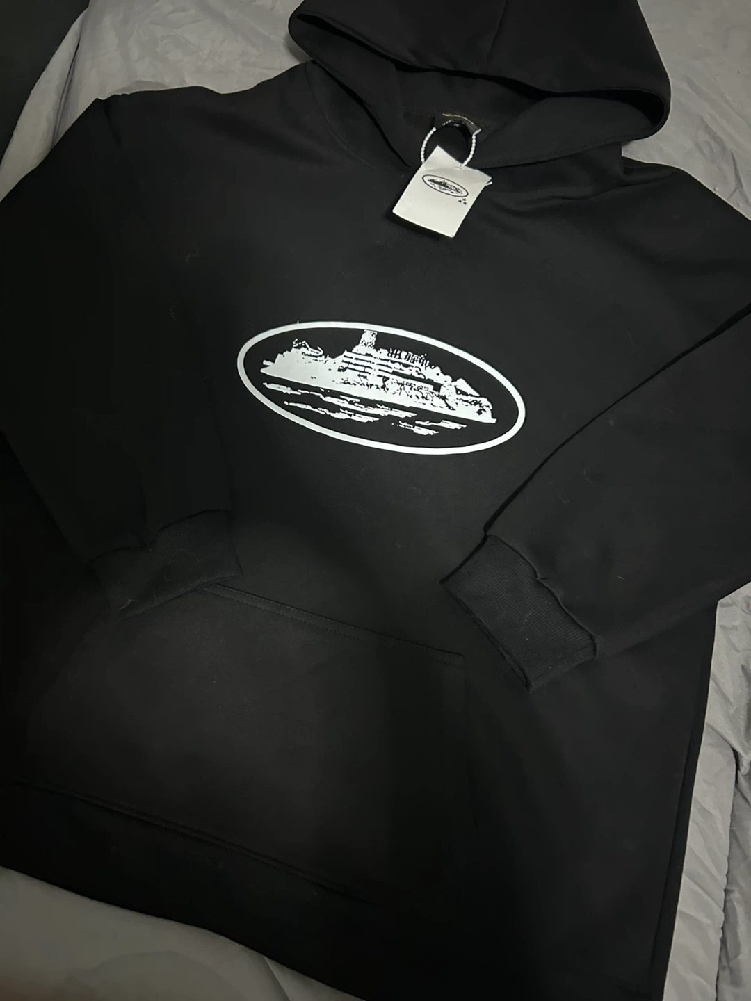 Black Graphic Hoodie