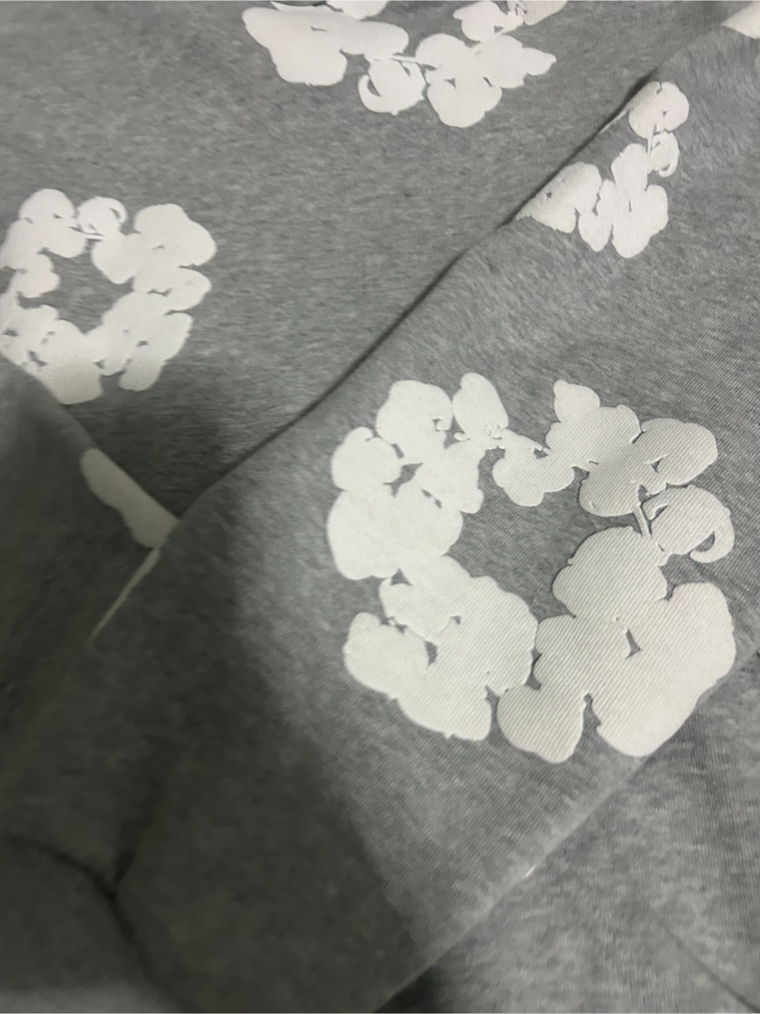 Denim Tears Hoodie Grey Cloud Print Size M - photo 4