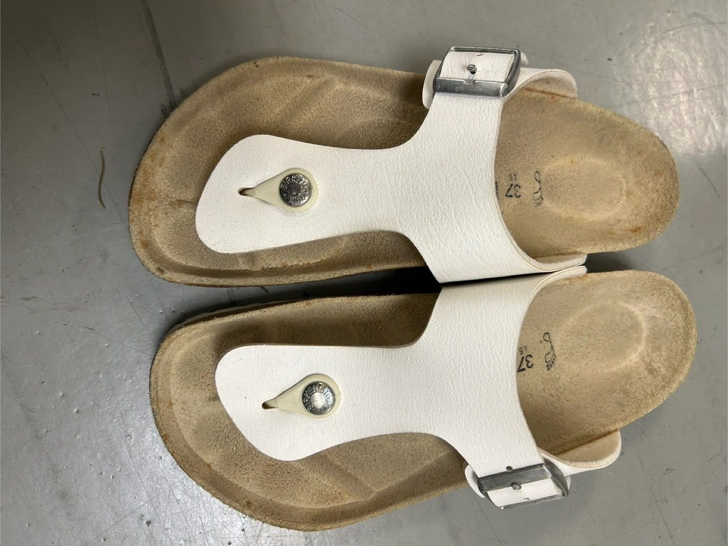 Birkenstock Gizeh White Thong Sandals Women's Size 37 EU - photo 2