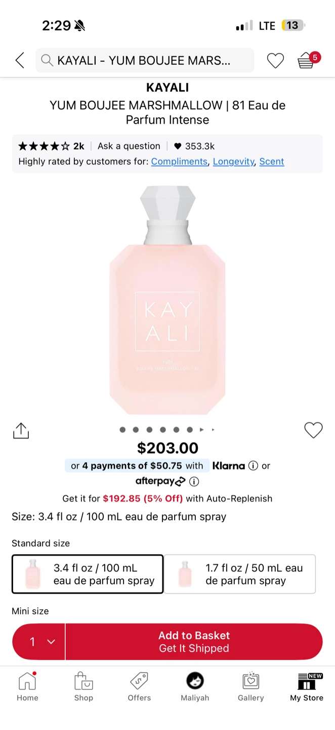 Kayali Yum Boujee Marshmallow | 81 Eau de Parfum Intense 100mL