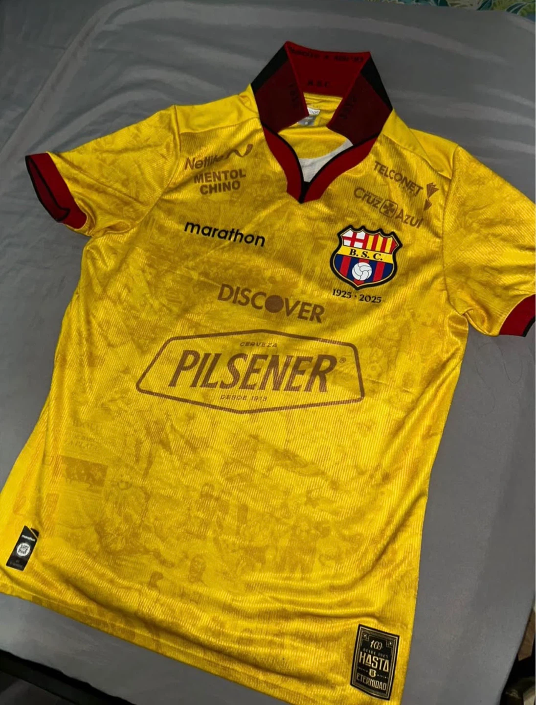 Barcelona SC Yellow Soccer Jersey