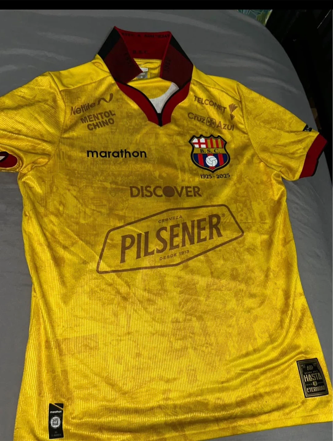 Barcelona SC Yellow Soccer Jersey - photo 5