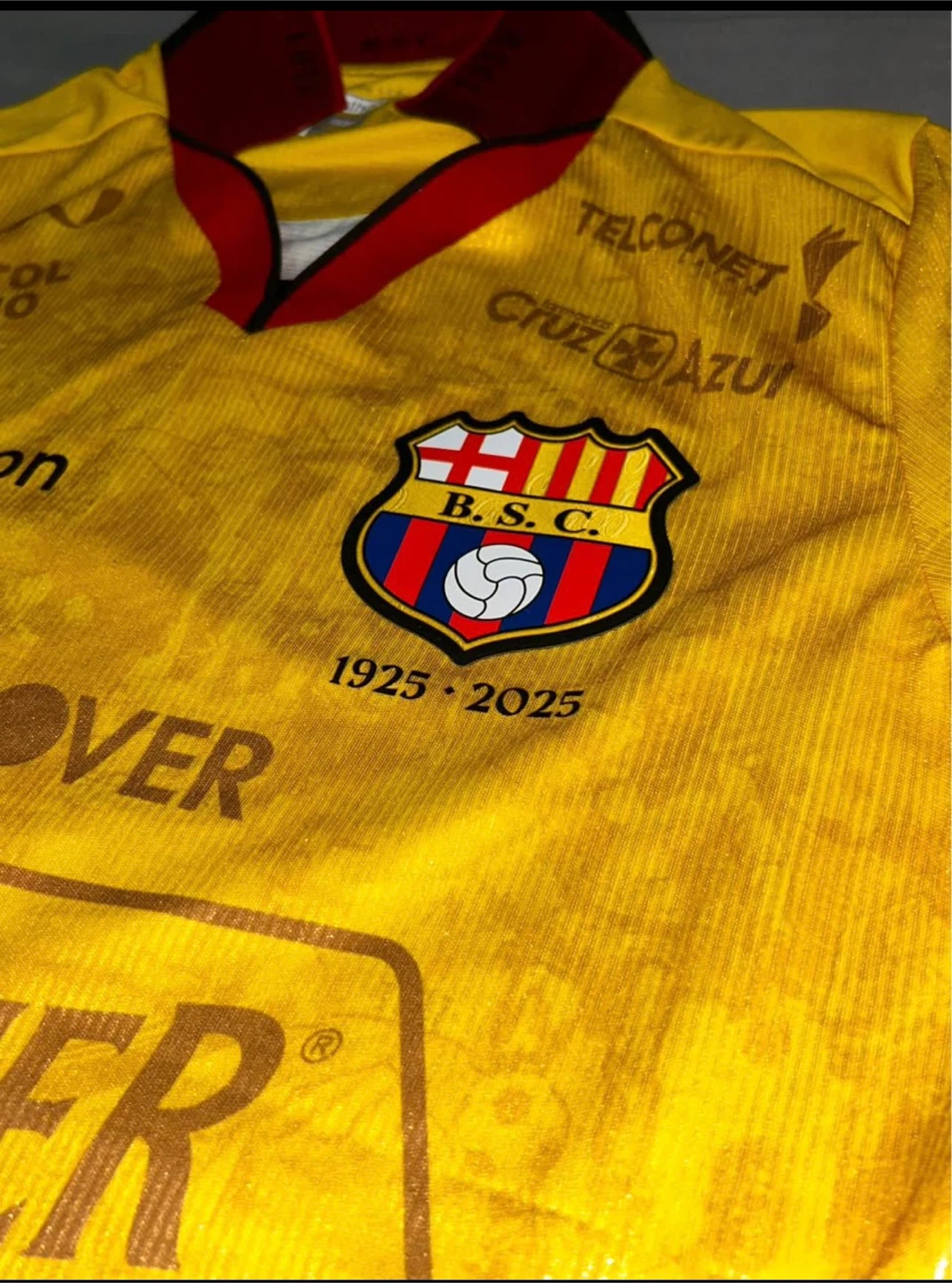 Barcelona SC Yellow Soccer Jersey - photo 3