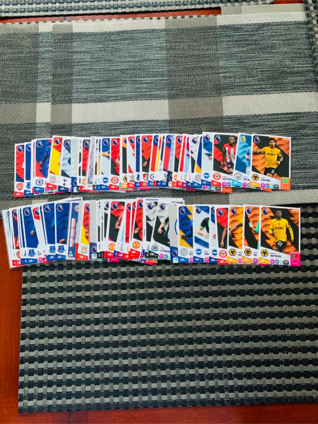 Lot of 80 Soccer Premier League Trading Cards - photo 3