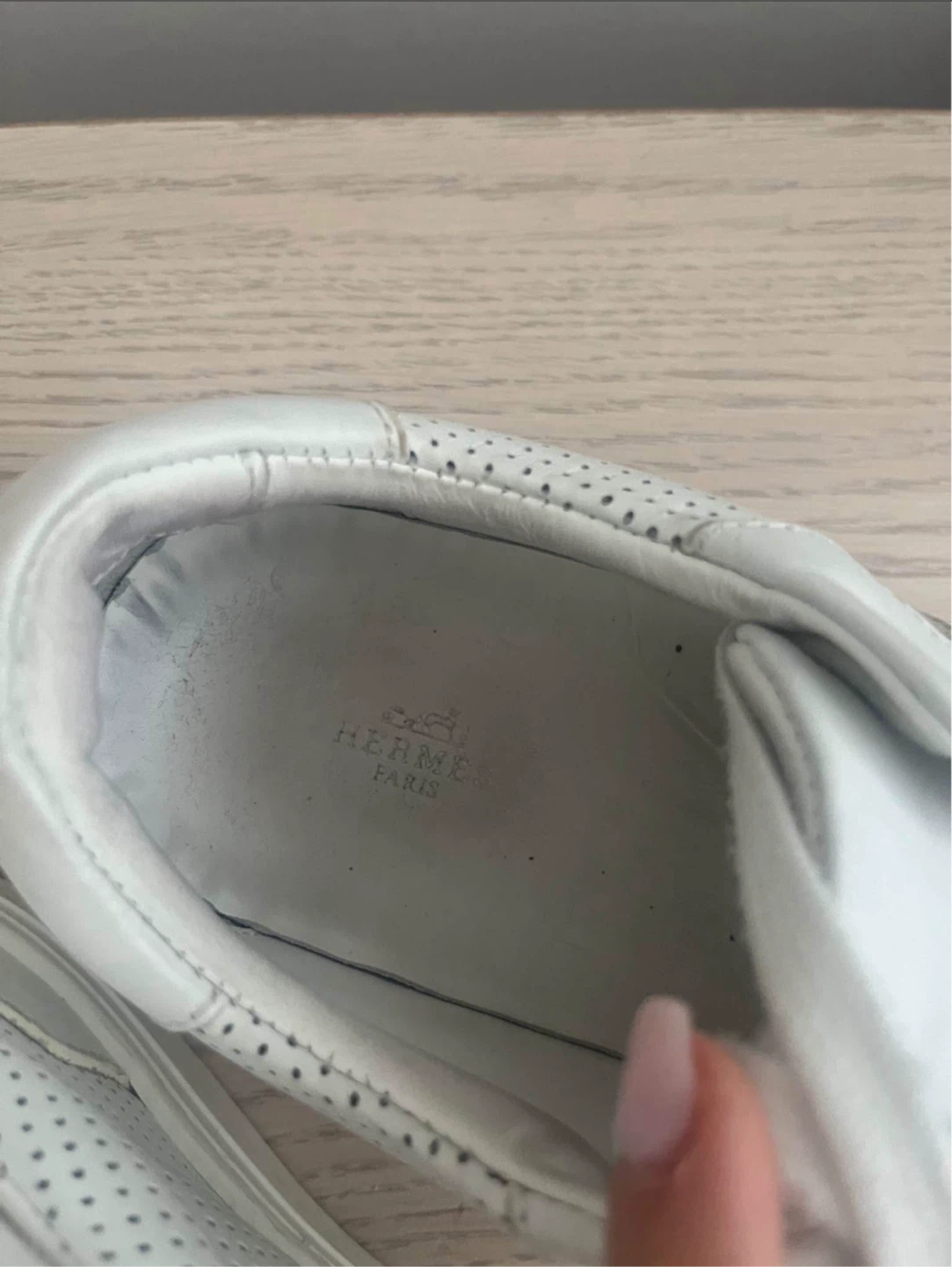 Hermes Day Sneaker White Leather - photo 5