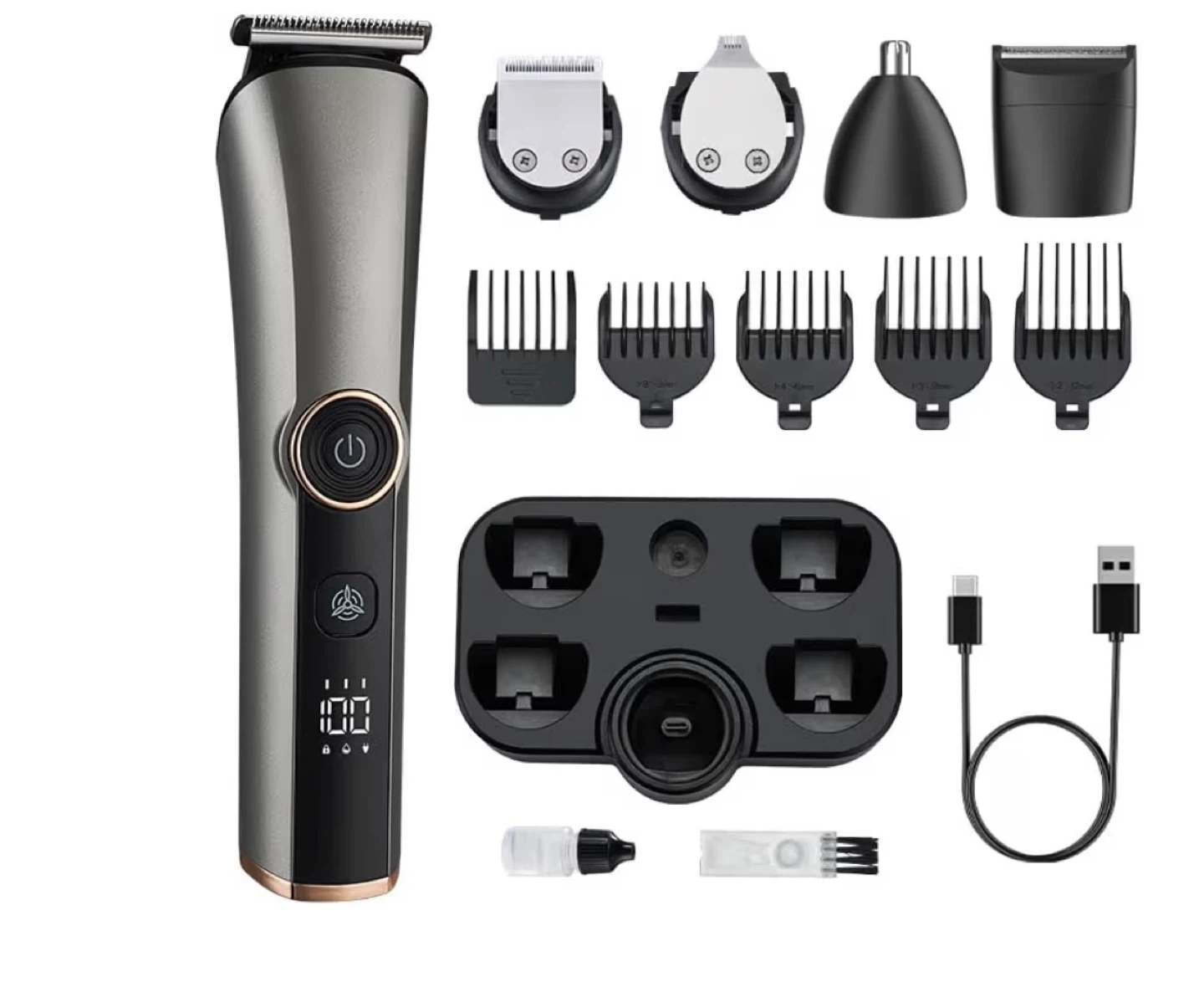 Beard Trimmer for Men 5 in 1 Electric Razor for Men - photo 4