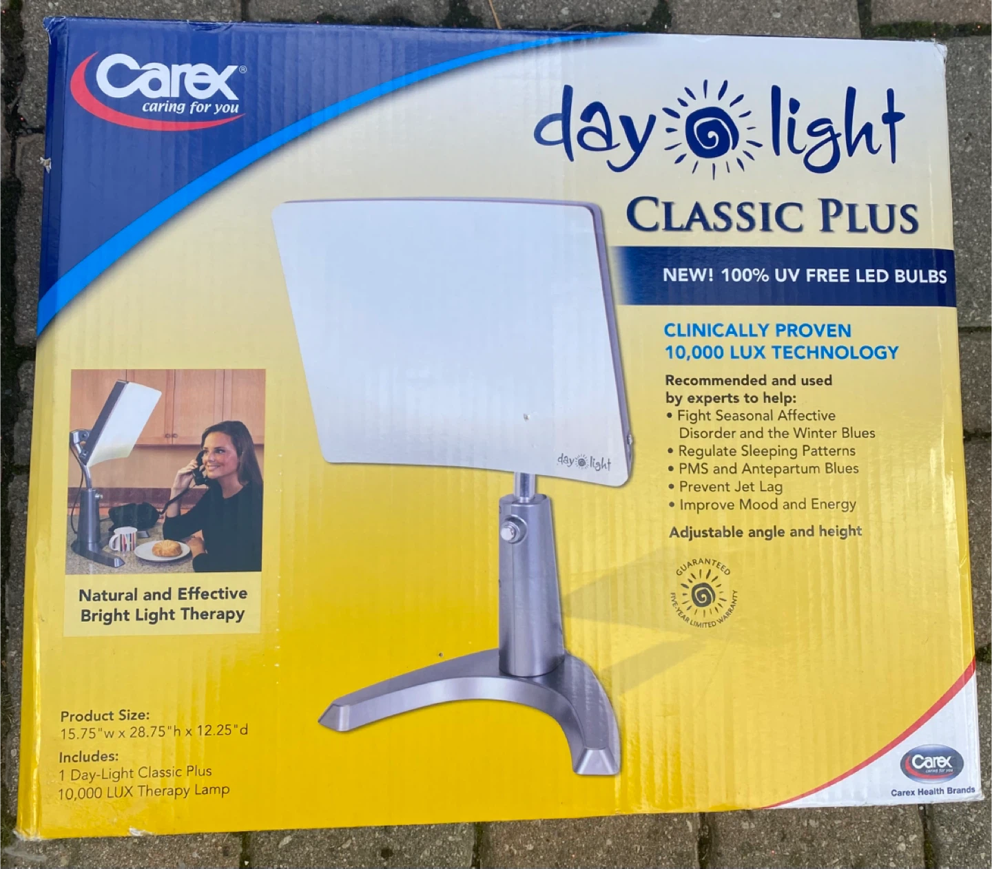 Carex Day-Light Classic Plus 10,000 LUX Therapy Lamp