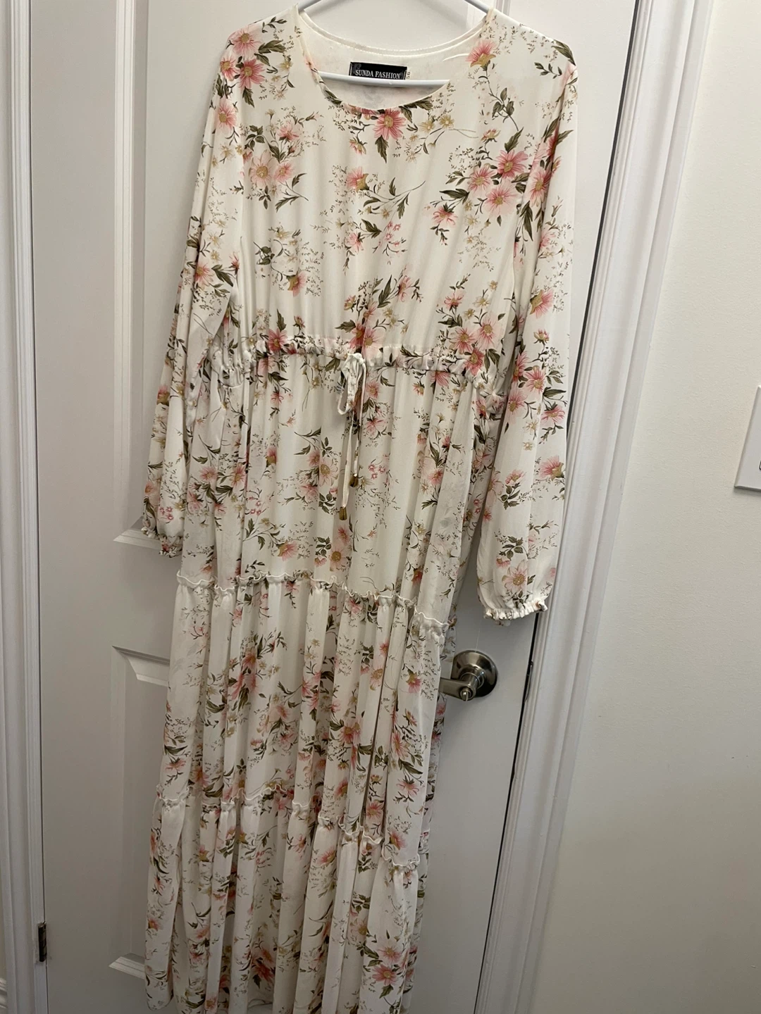 SONIA FASHION floral maxi dress