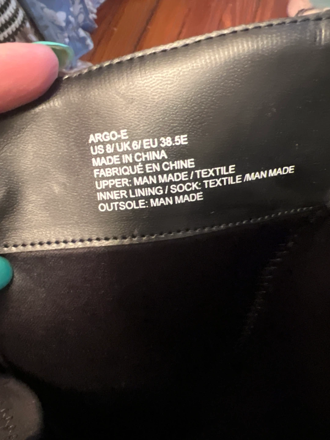 Black Quilted Knee-High Boots - Size US 8 - photo 2