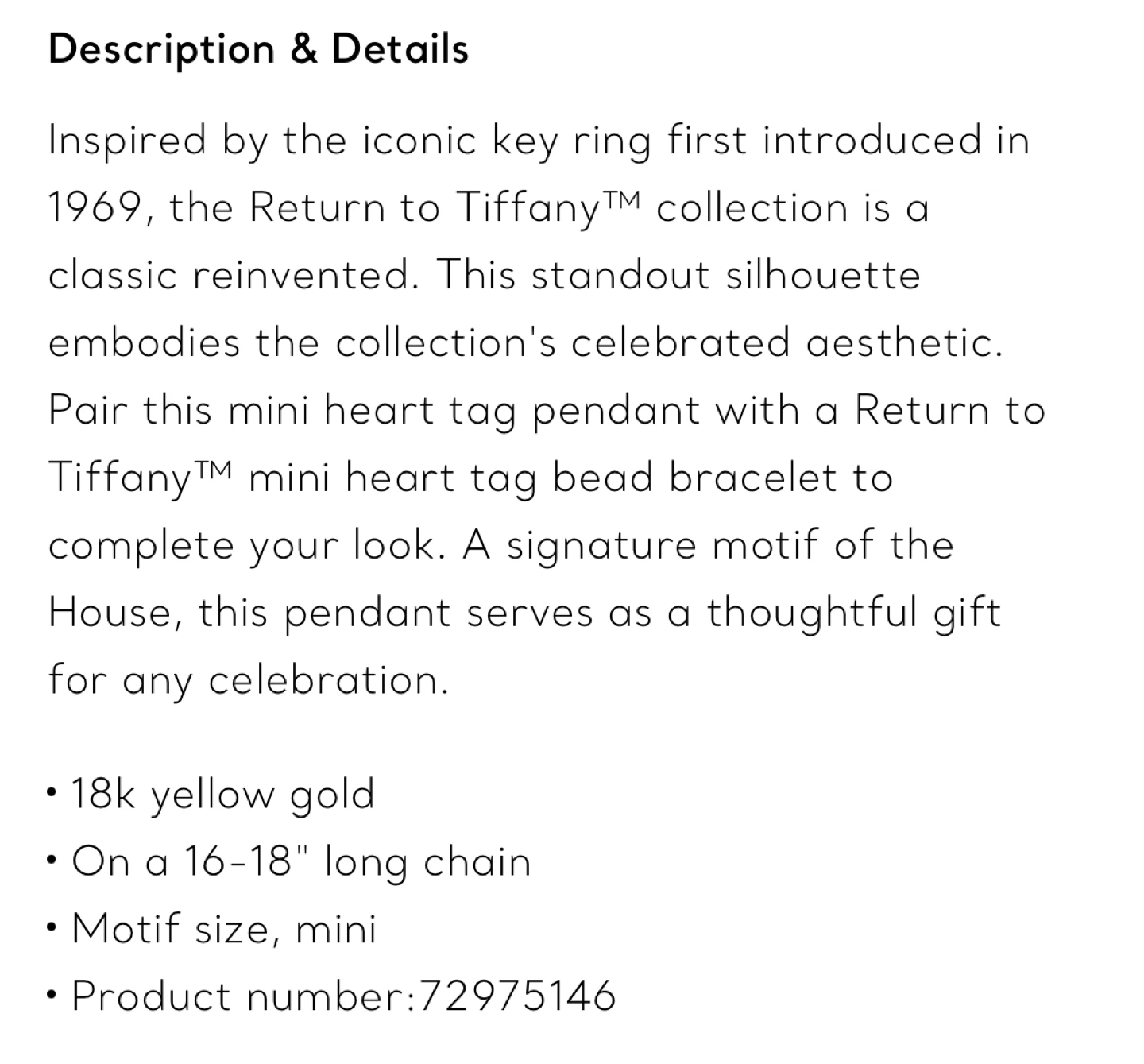 Tiffany & Co. Return to Tiffany Mini Heart Tag Necklace - photo 4