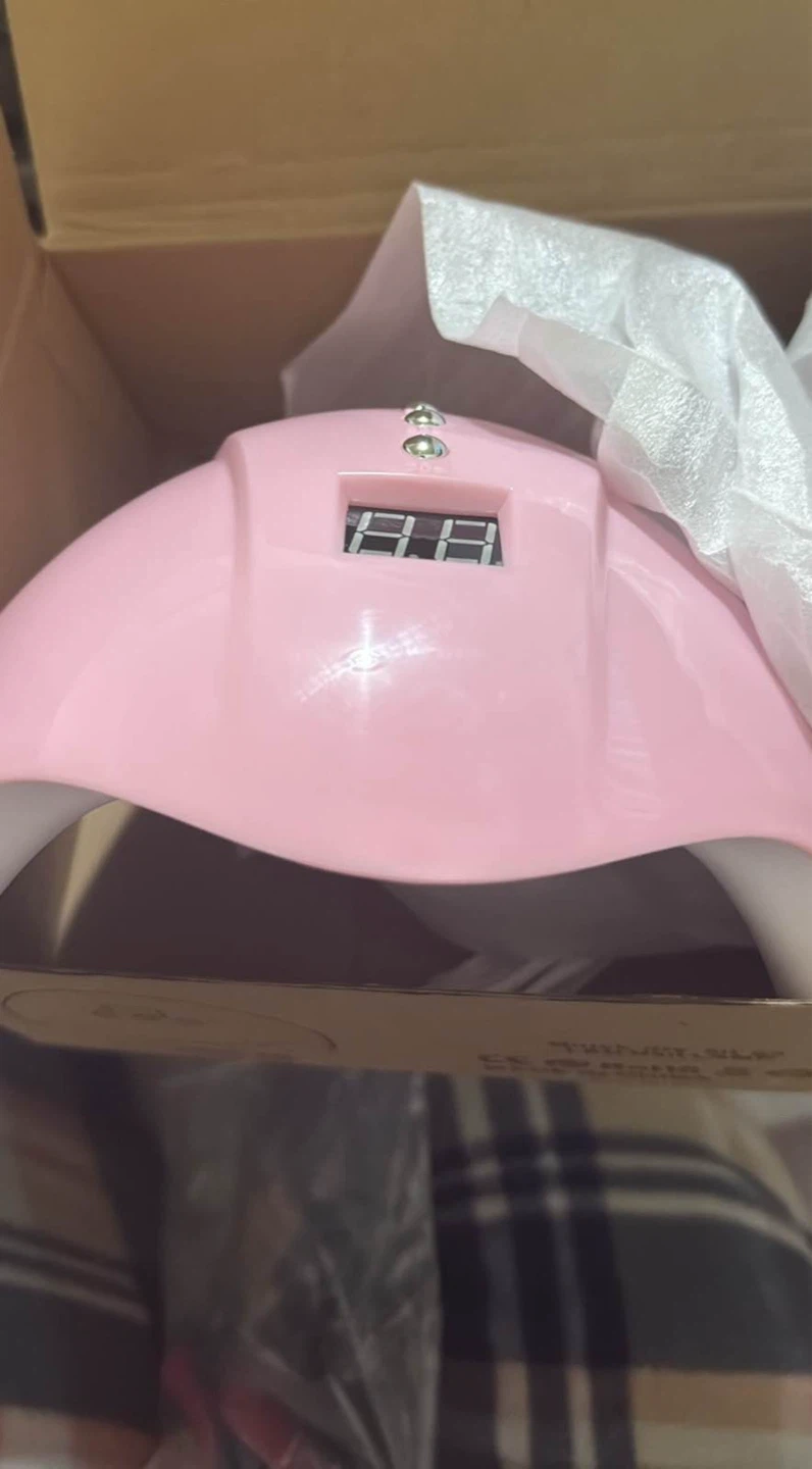 Pink LED UV Nail Lamp