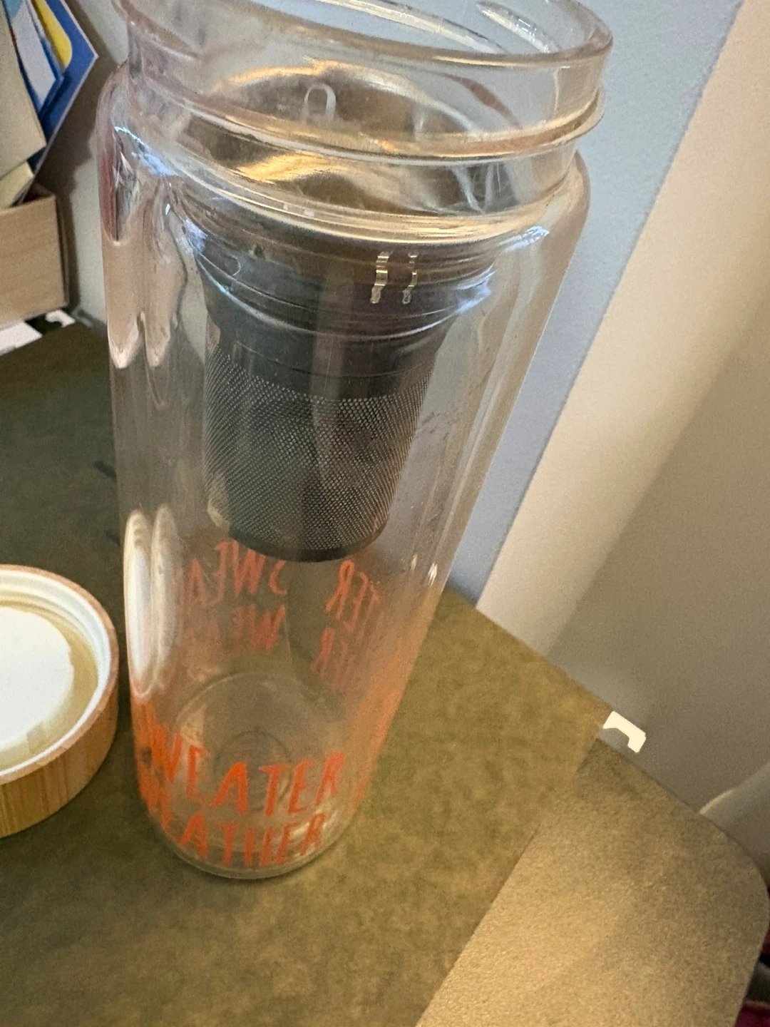 Glass Tea Infuser bottle ( 500 ml ) - photo 5