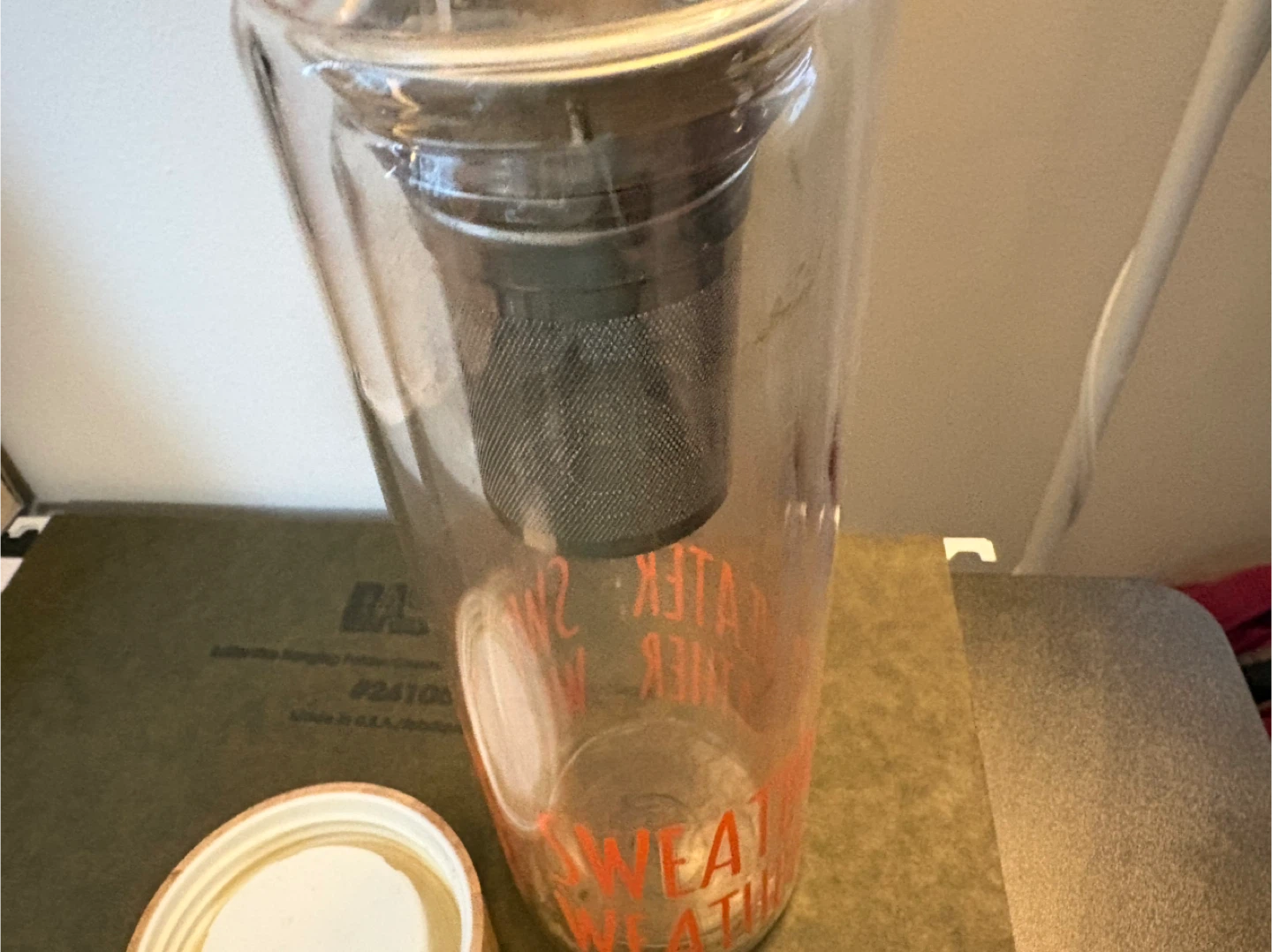 Glass Tea Infuser bottle ( 500 ml ) - photo 4